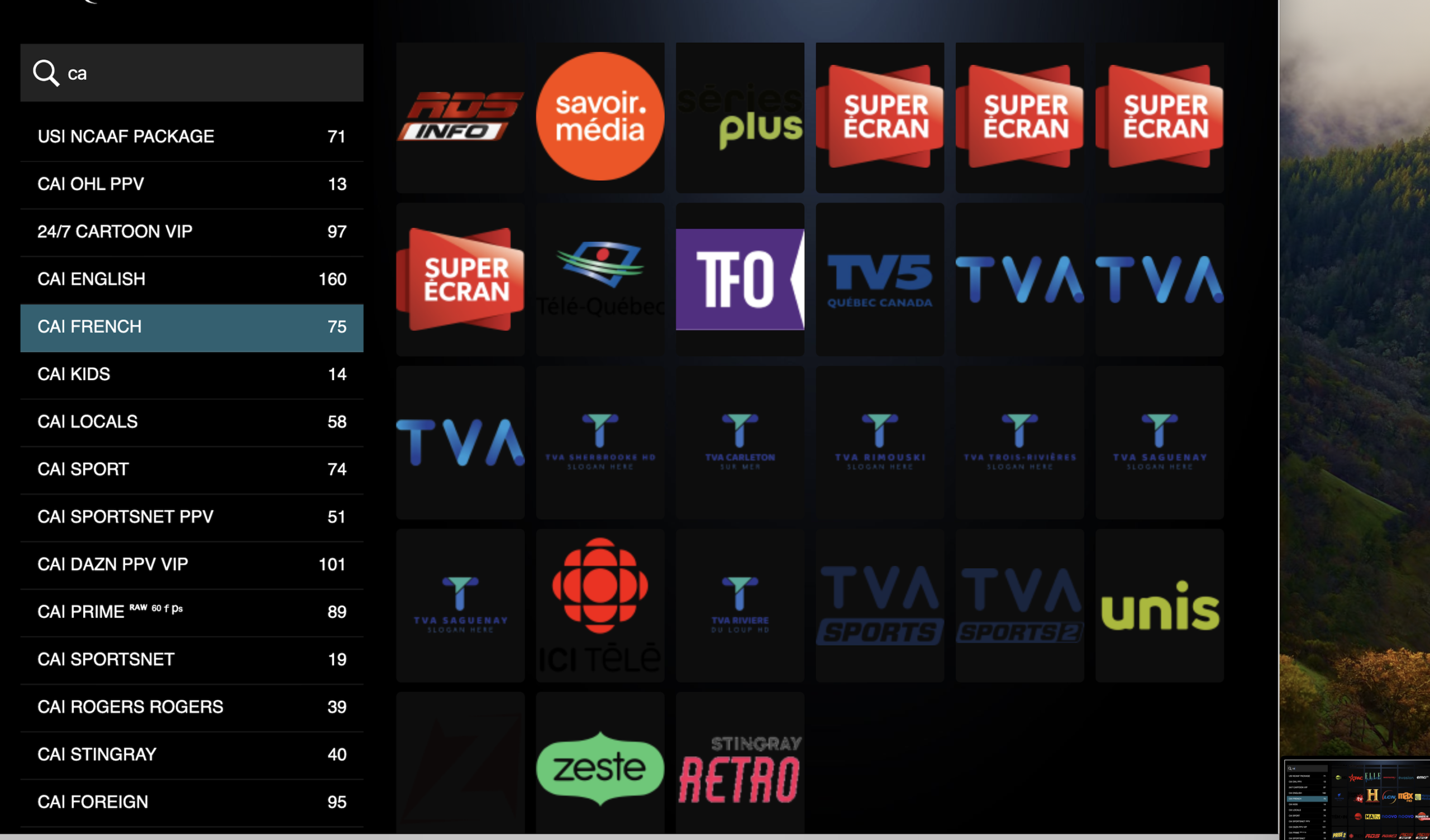 test iptv adulte interface iptvadulte4k.fr capture résultats évaluation